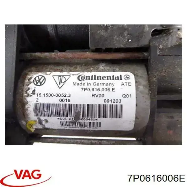 7P0616006E VAG compressor de bombeio pneumático (de amortecedores)