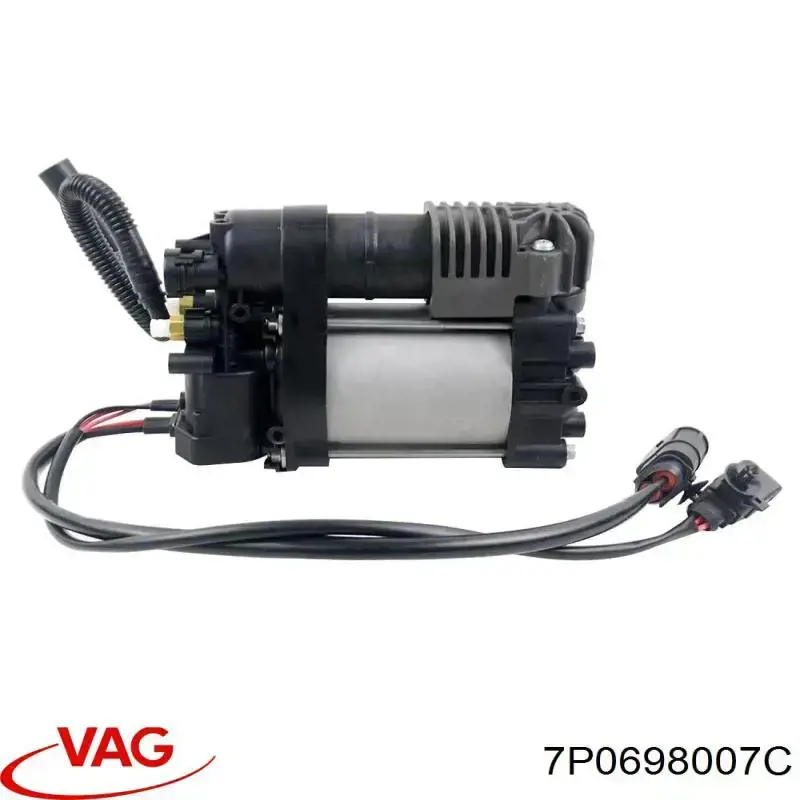 7P0698007C VAG compressor de bombeio pneumático (de amortecedores)