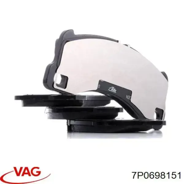 7P0698151 VAG Колодки передние