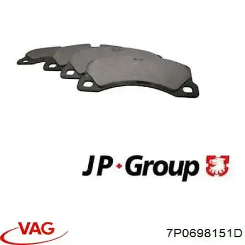 Тормозные колодки VAG 7P0698151D