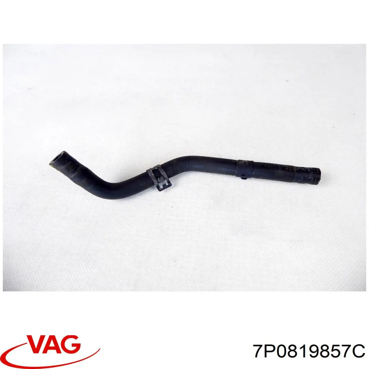 Патрубок радиатора печки 7P0819857C VAG