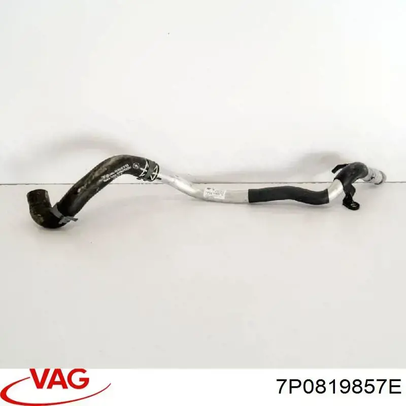 Патрубок радиатора печки 7P0819857E VAG