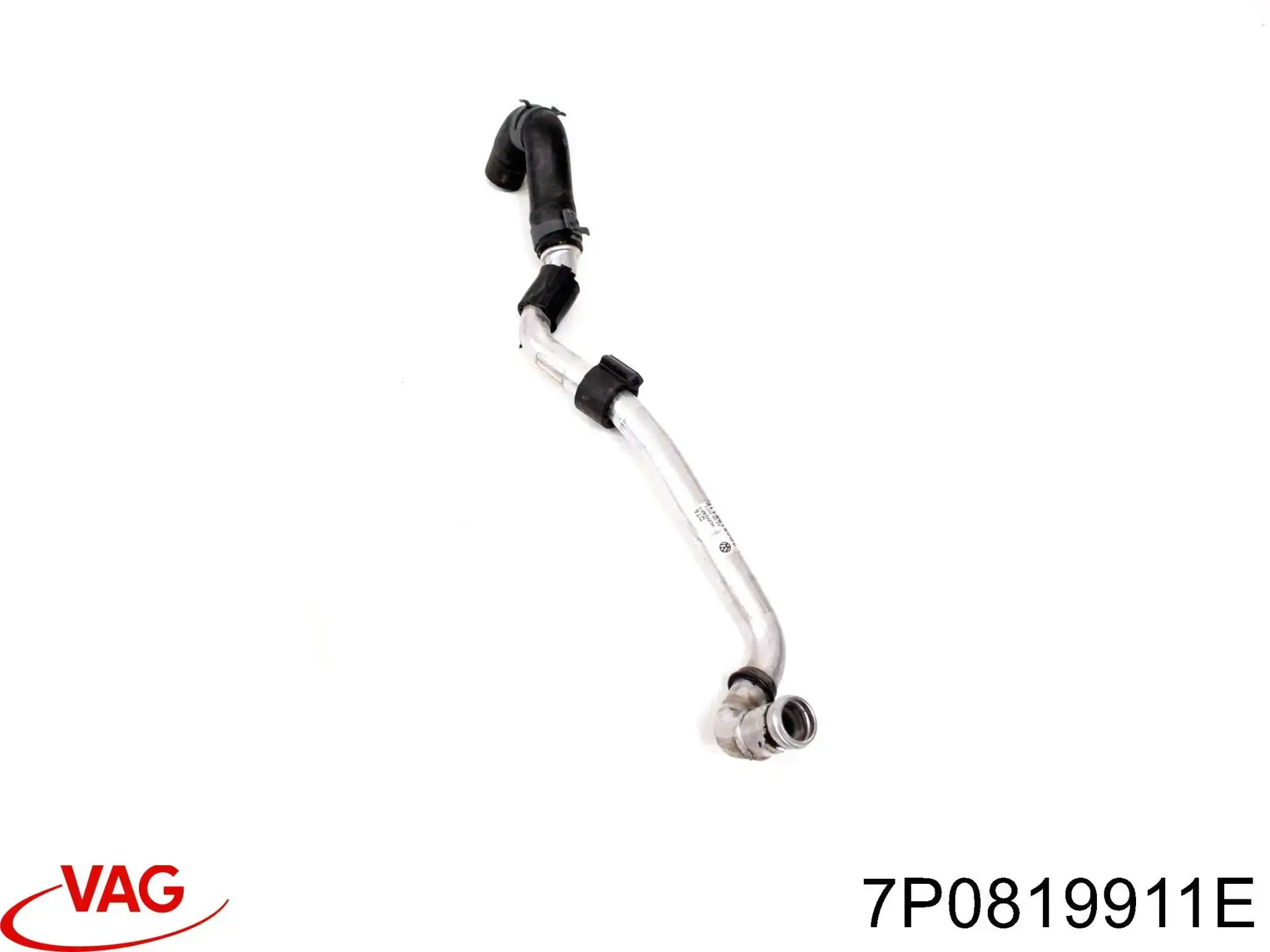 Купить 7P0819911E VAG Шланг отопителя обратка