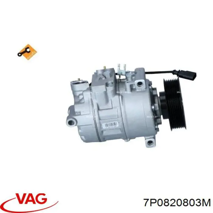 Купить 7P0820803M VAG Компрессор климатической установки