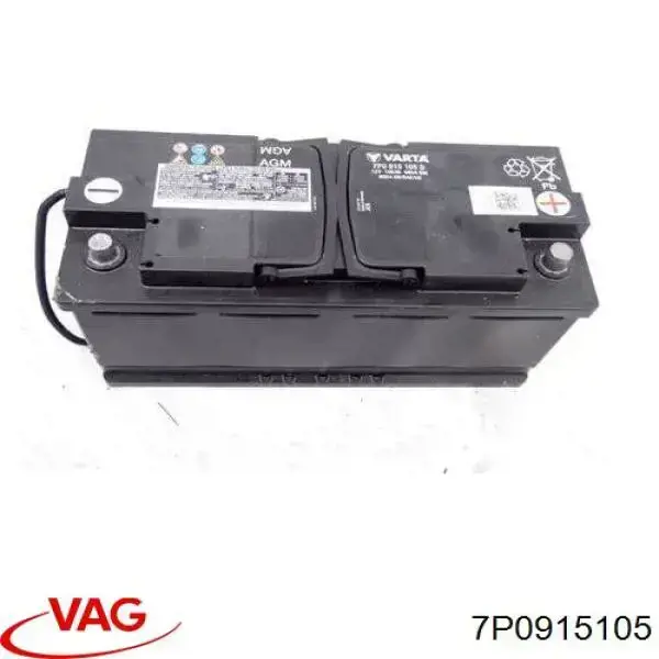 7P0915105 VAG Batería original y equivalente
