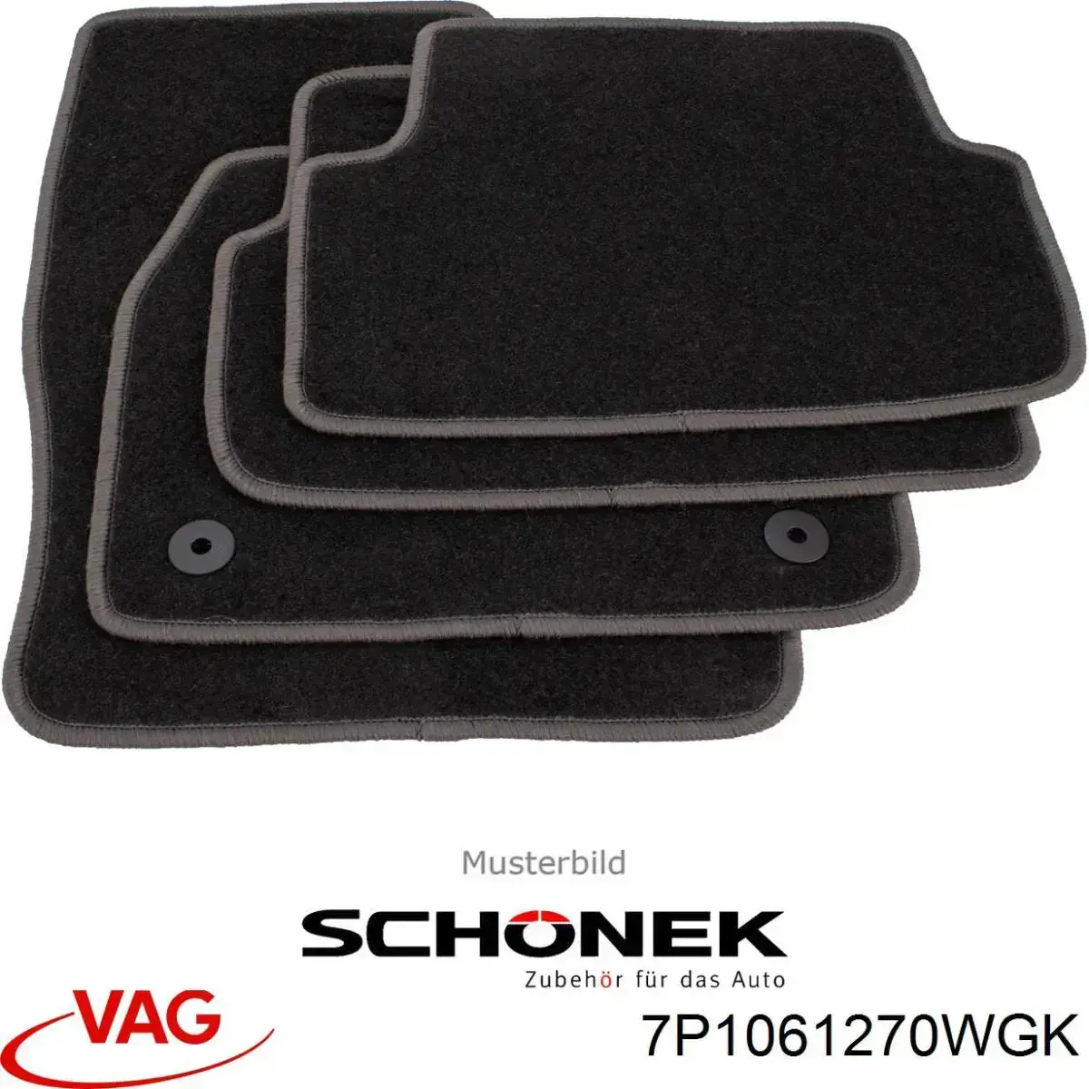 Купить 7P1061270WGK VAG Коврики автомобильные