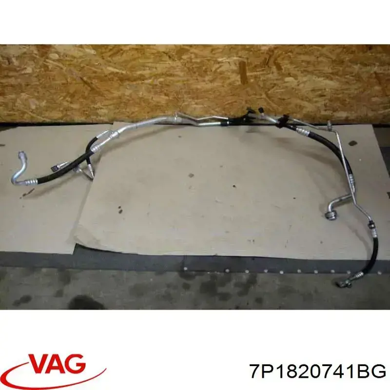 Шланг кондиционера, от радиатора к испарителю VAG 7P1820741BG цена, от 63.35 USD