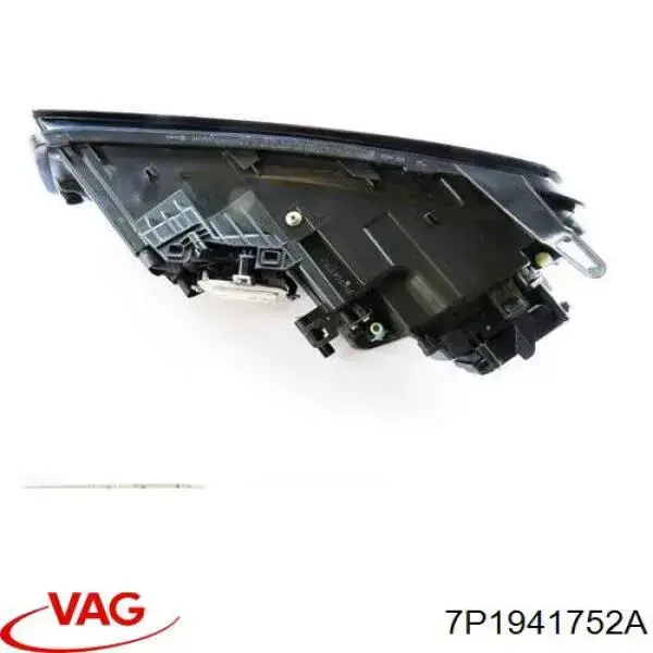 Правая фара 7P1941752A VAG