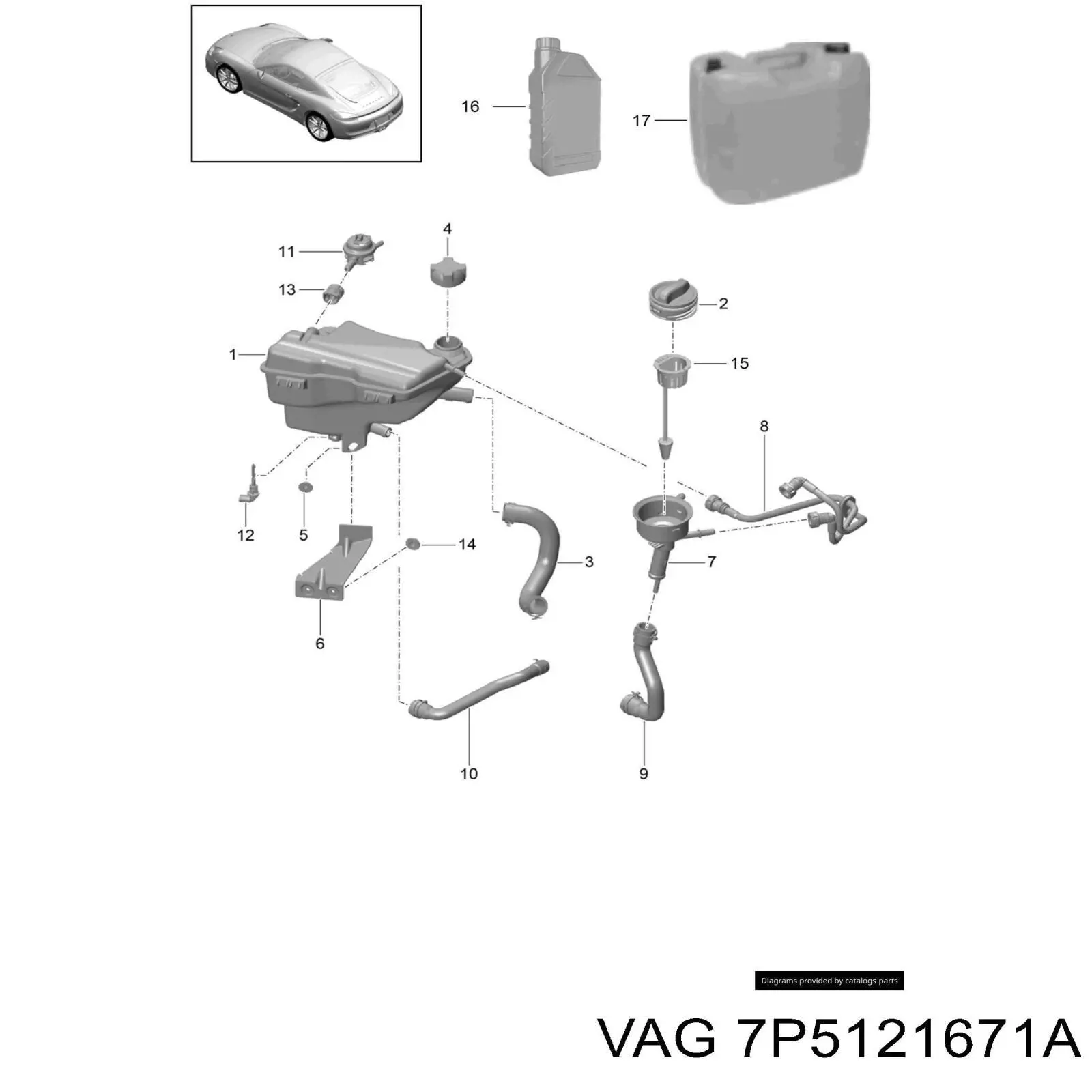  7P5121671A Porsche