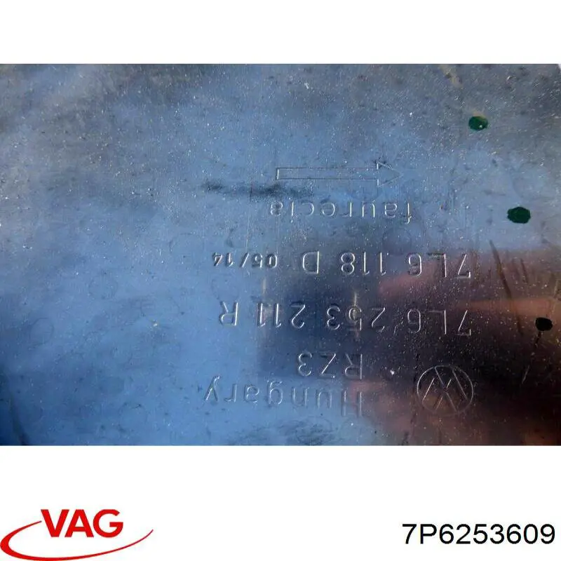 7P6253609AB VAG Выхлопная труба