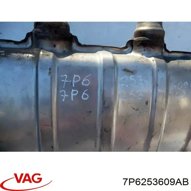 7P6253609AB VAG Выхлопная труба