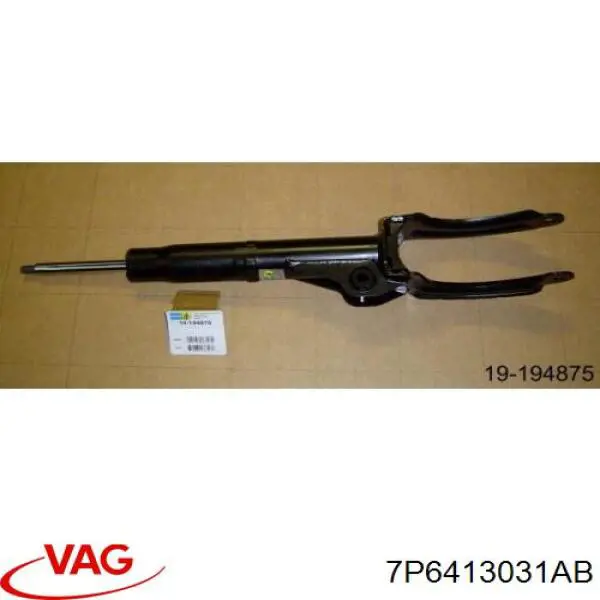 7P6413031AB VAG Амортизатор передний левый