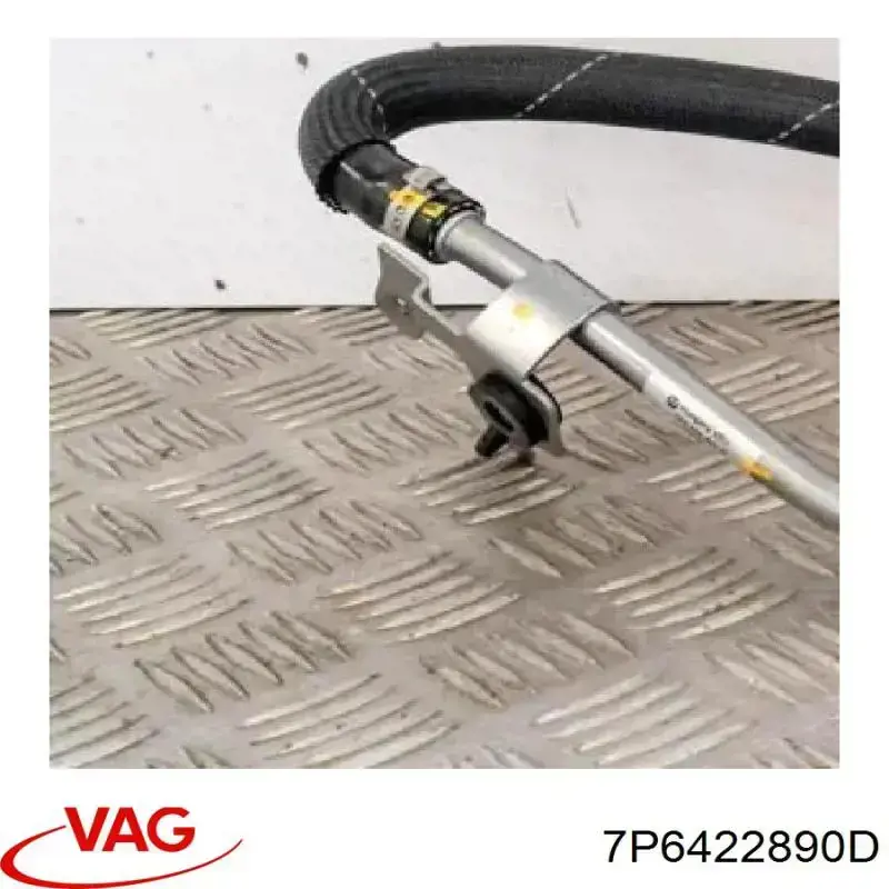 Купить 7P6422890D VAG Шланг ГУР низкого давления, от радиатора к бачку