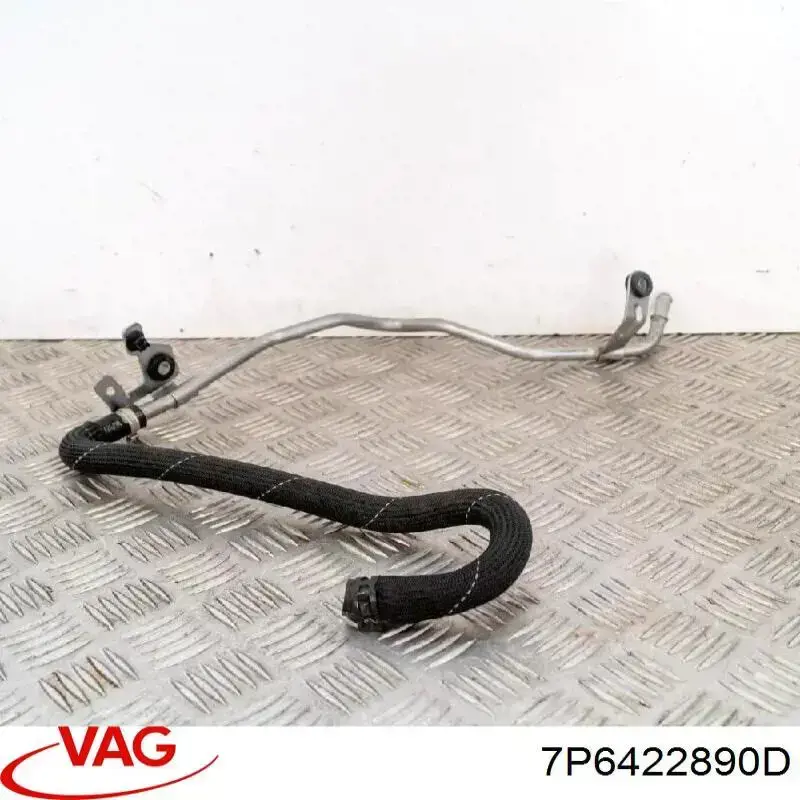 Шланг ГУР низкого давления, от радиатора к бачку VAG 7P6422890D цена, от 11.85 USD