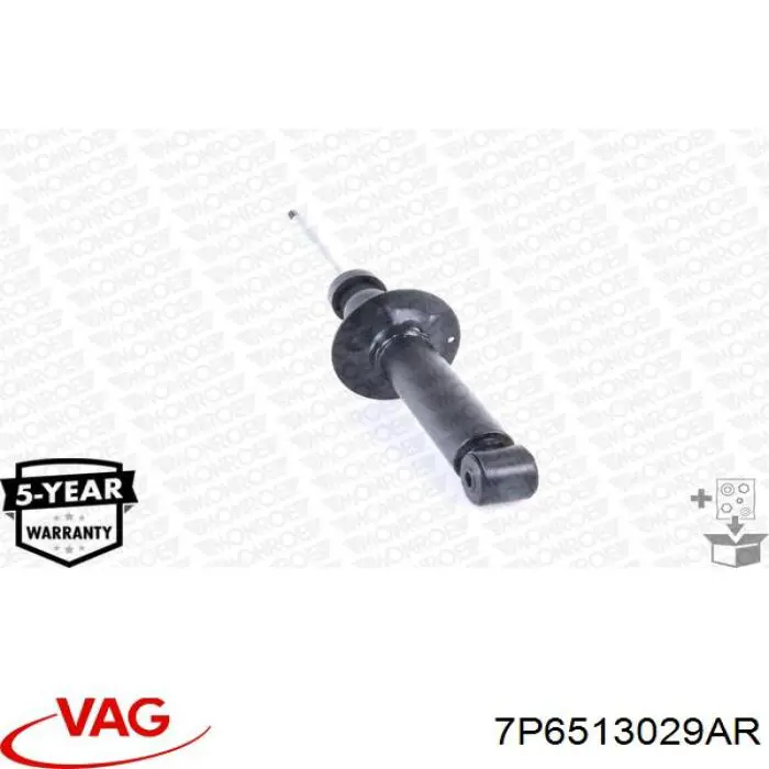 Купить 7P6513029AR VAG Амортизатор задней подвески