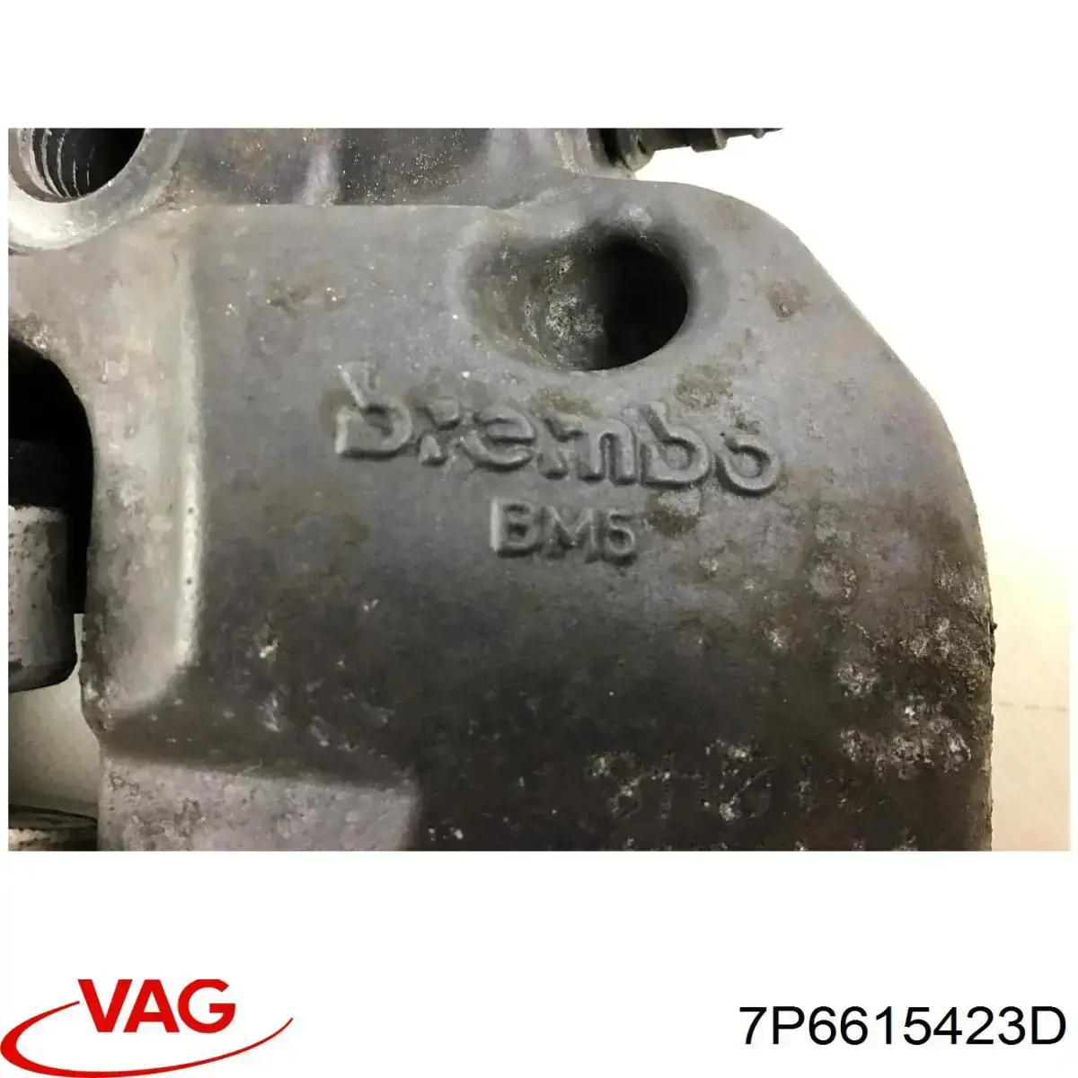 7P6615423F VAG Тормозной суппорт задний левый