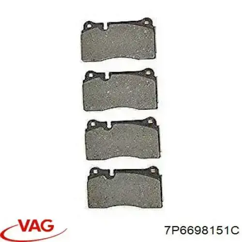 Тормозные колодки VAG 7P6698151C