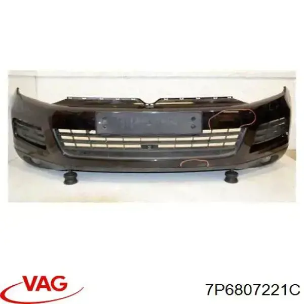 Купить 7P6807221C VAG Буфер (бампер) передний