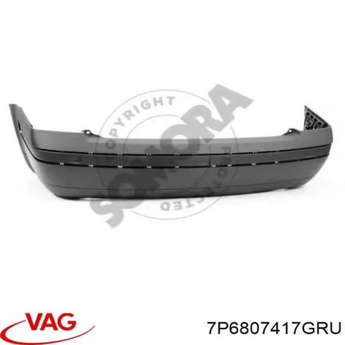 7P6807417GRU VAG Задний бампер