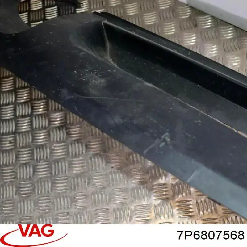 Спойлер заднего бампера VAG 7P6807568