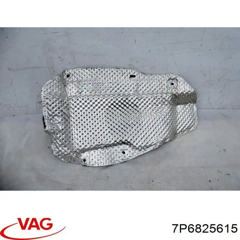 7P6825615 VAG Тепловой экран выхлопной системы