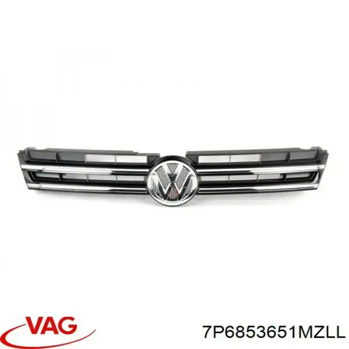 Grelha do radiador para Volkswagen Touareg (7P5)