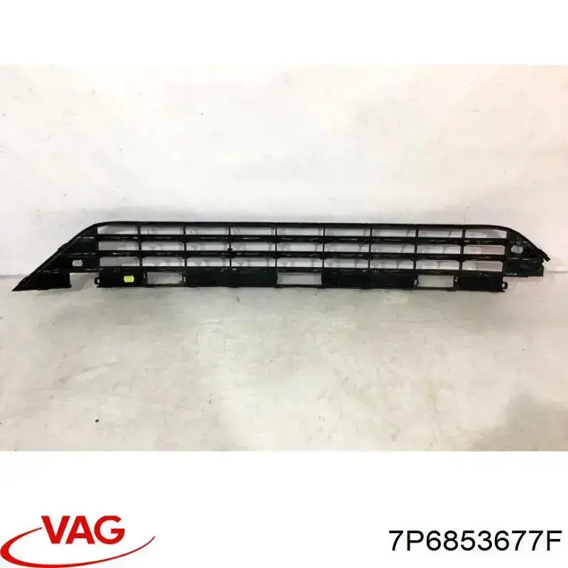 Купить 7P6853677F VAG Решетка переднего бампера, центральная