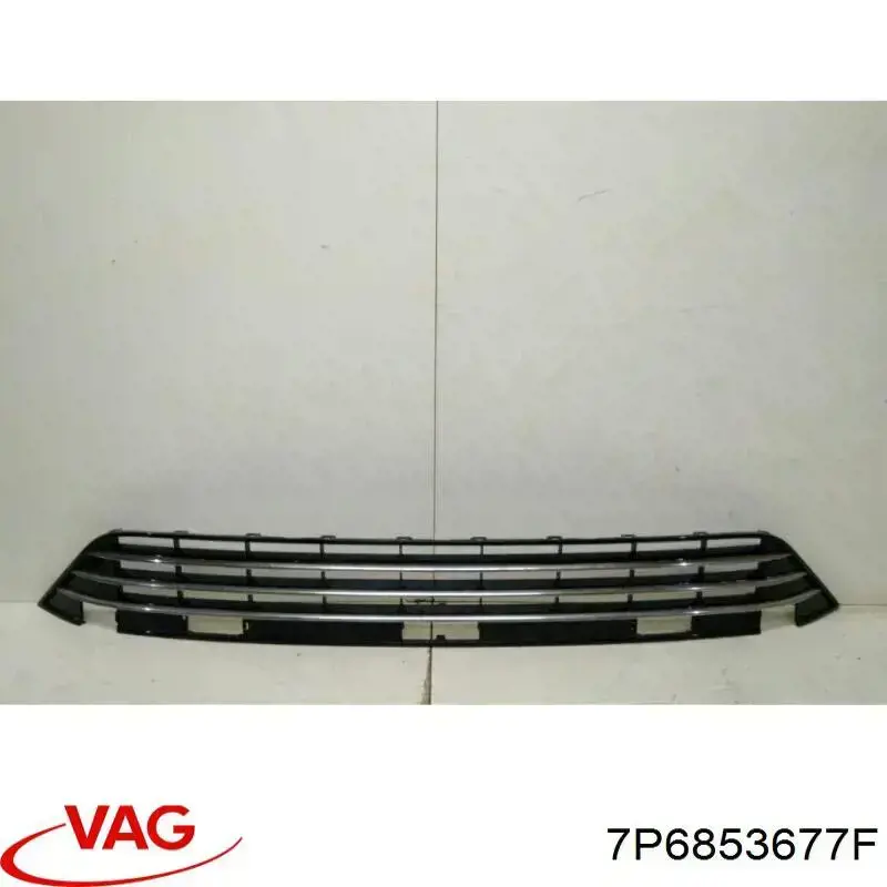 Решетка бампера переднего центральная VAG 7P6853677F цена, от 136.46 USD