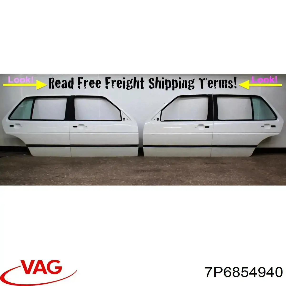 Купить 7P6854940 VAG Молдинг двери передней правой