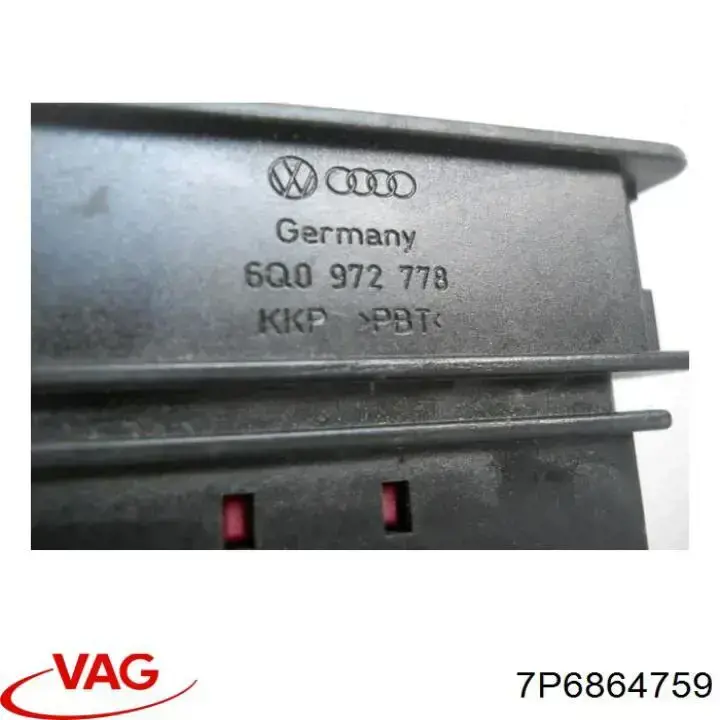 Купить 7P6864759 VAG Шумоизоляция моторного щита