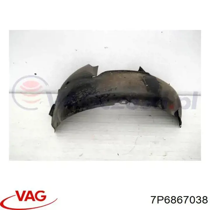 Облицовка багажного отсека, правая VAG 7P6867038