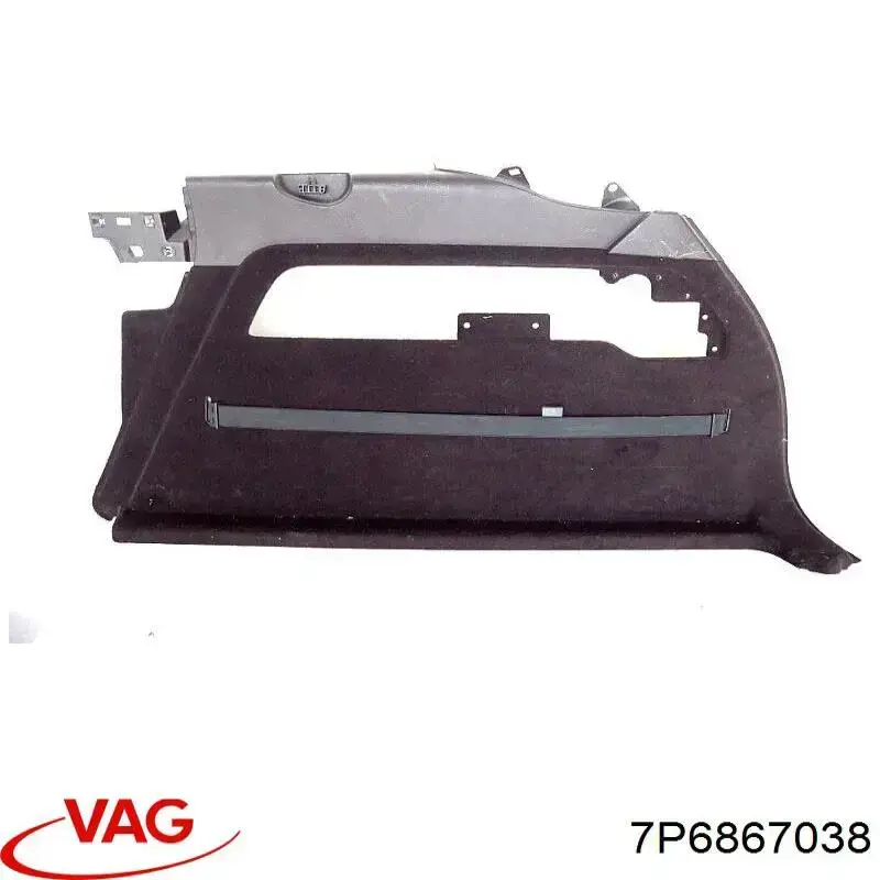 7P6867038 VAG Облицовка багажного отсека правая