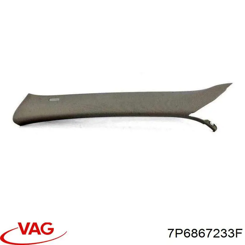 Обшивка стойки кузова внутренняя передняя левая VAG 7P6867233F цена, от 28.12 USD