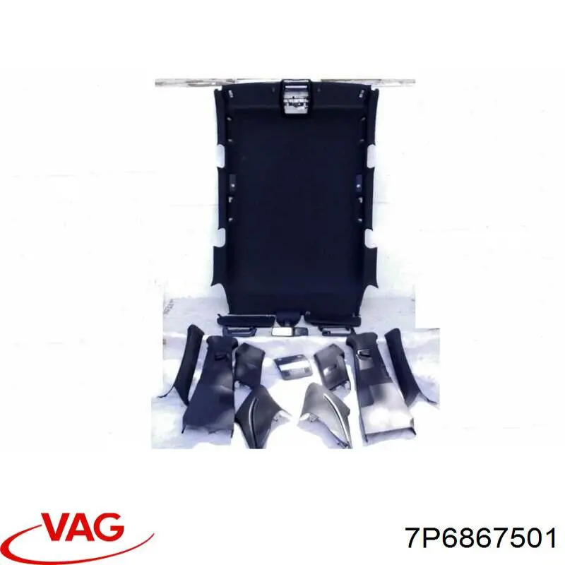 Обивка кузова VAG 7P6867501 цена, от 31.67 USD