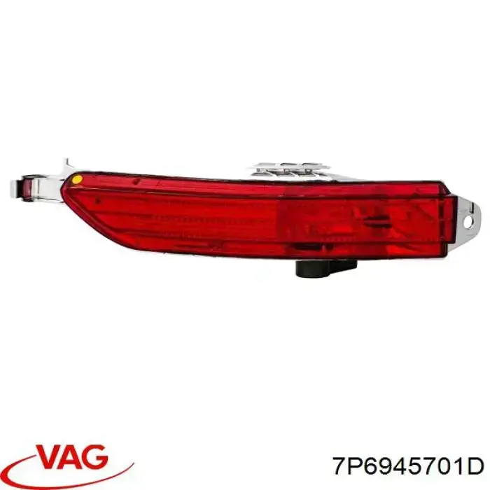 7P6945701D VAG Противотуманнка задняя, левая