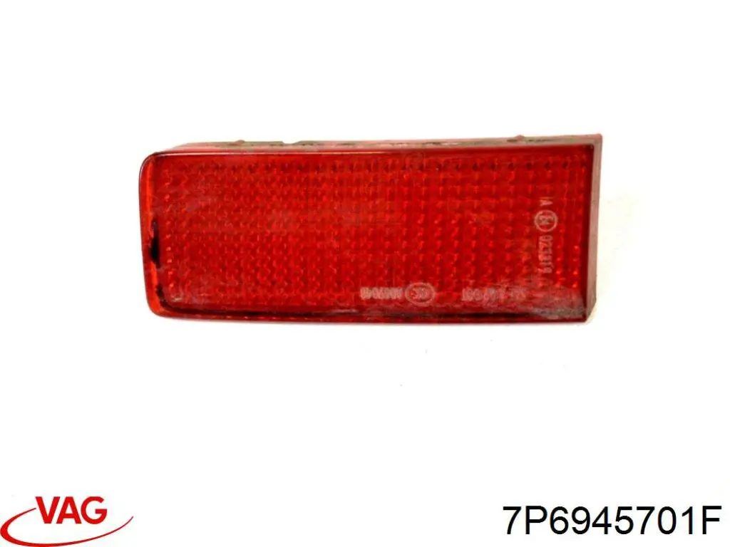 Фонарь противотуманный задний левый 7P6945701F VAG