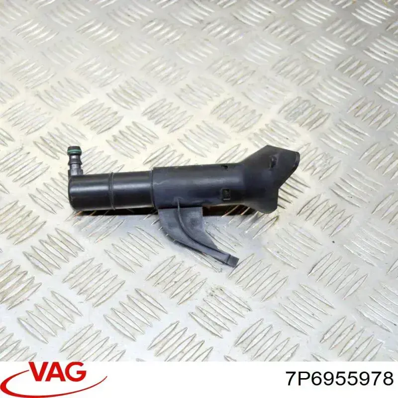 Купить 7P6955978 VAG Держатель форсунки омывателя фары (подъемный цилиндр)