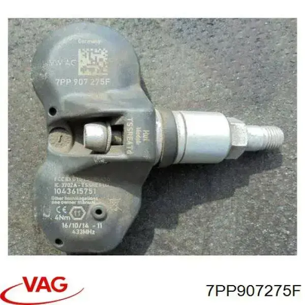 Sensor De Presion De Neumaticos 7PP907275F VAG