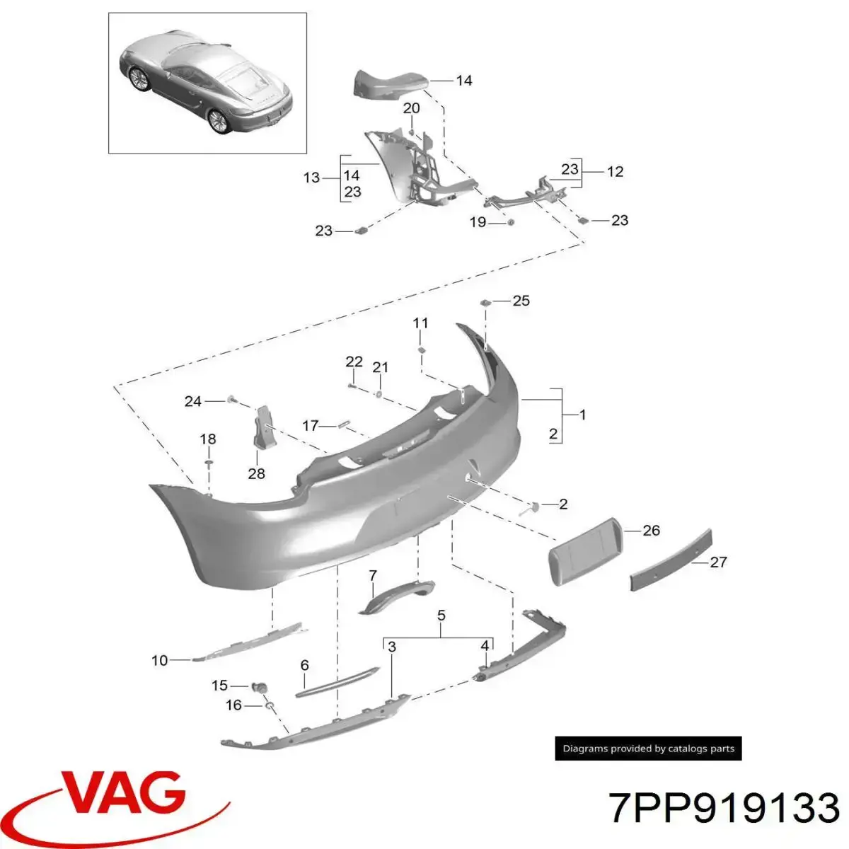  7PP919133 Porsche