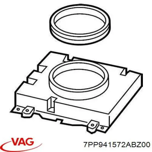 7PP941572ABZ00 VAG unidade de encendido (xénon)