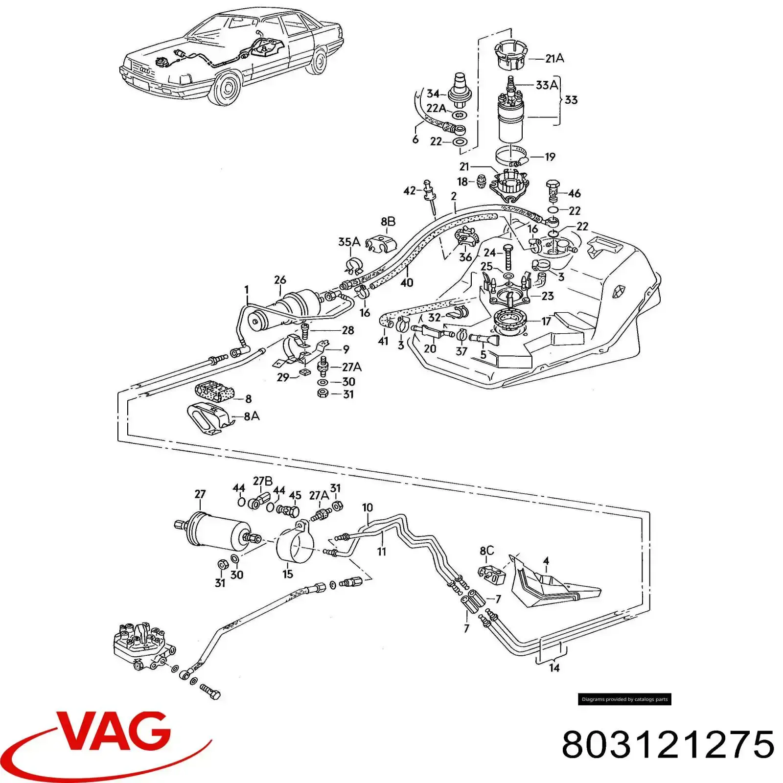 Купить 803121275 VAG 