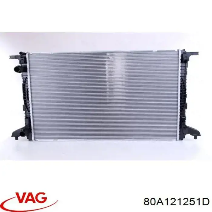 80A121251D VAG Radiador de esfriamento de motor