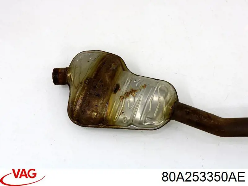 80A253350AE VAG Штаны глушителя передние