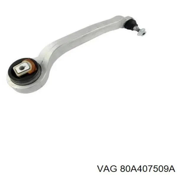 80A407509A VAG braço oscilante superior esquerdo de suspensão dianteira