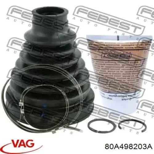 Купить 80A498203A VAG Пыльник гранаты наружный, передний