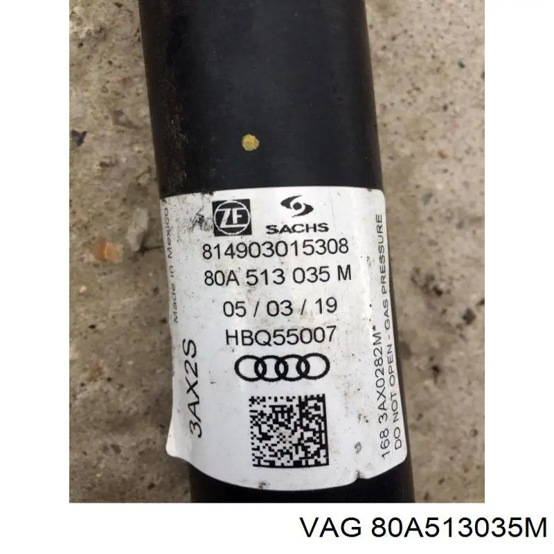80A513035M VAG Амортизаторы задние