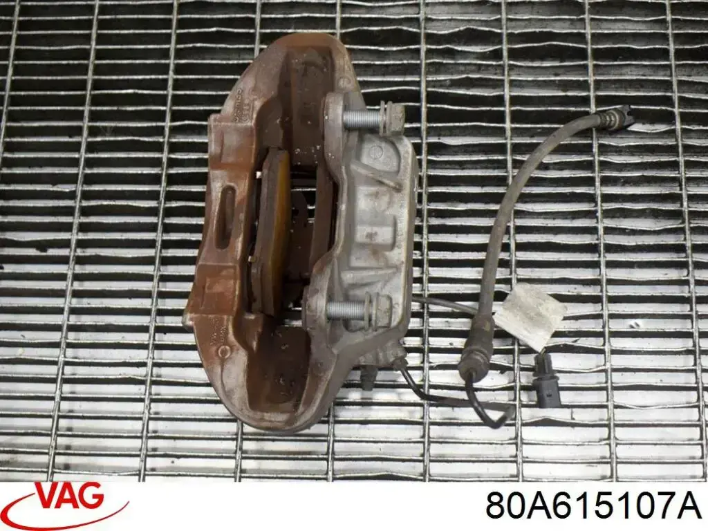80A615107A VAG Суппорт тормозной, передний, левый