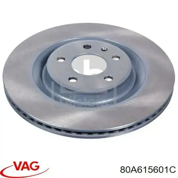 Тормозные диски 80A615601C VAG