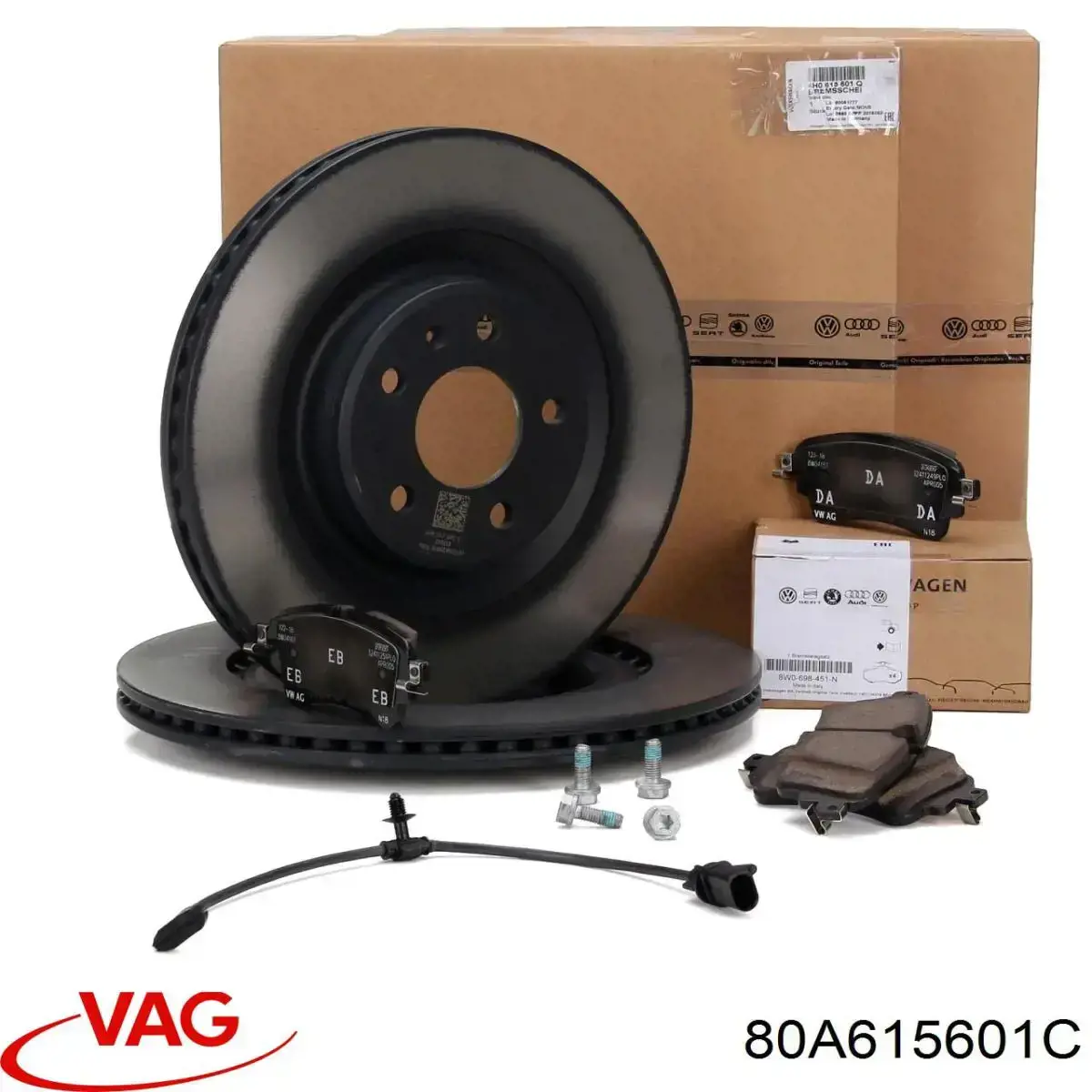 80A615601C VAG Дисковый тормоз