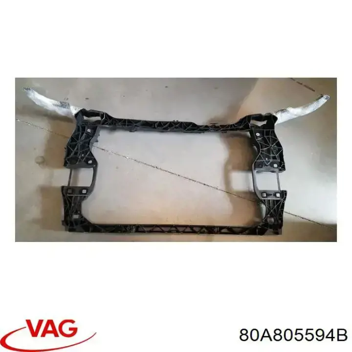 80A805594B VAG суппорт радиатора в сборе (монтажная панель крепления фар)